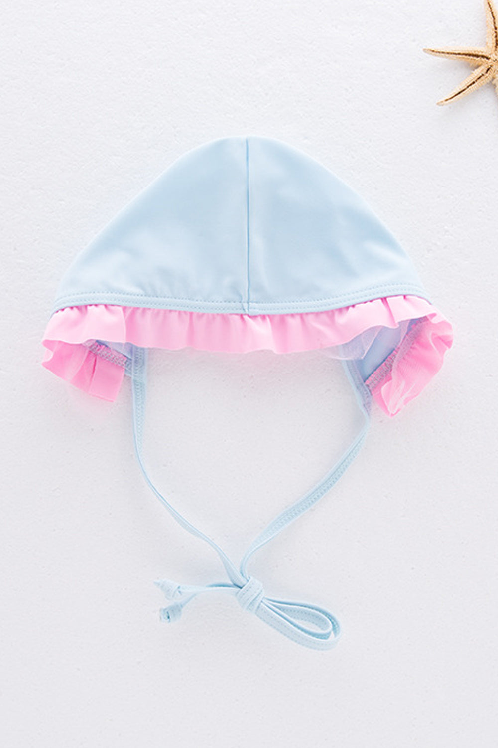 Iyasson Sweet Ruffle Triangle top Baby Girl Bikini Sets