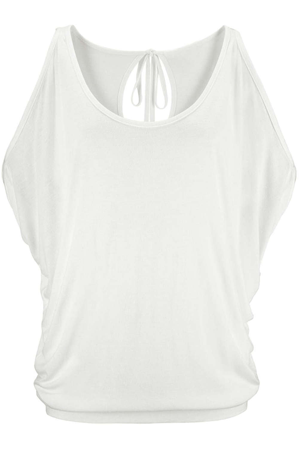 Iyasson Iyasson Women Off the Shoulder Shirring Drape Top