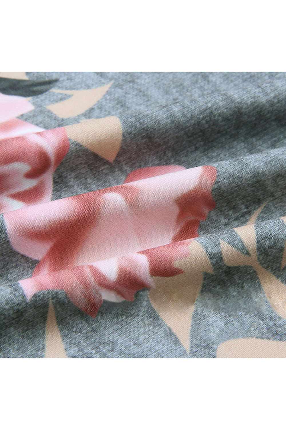 Iyasson High Waist Floral Print Drawstring Wide Leg Pants