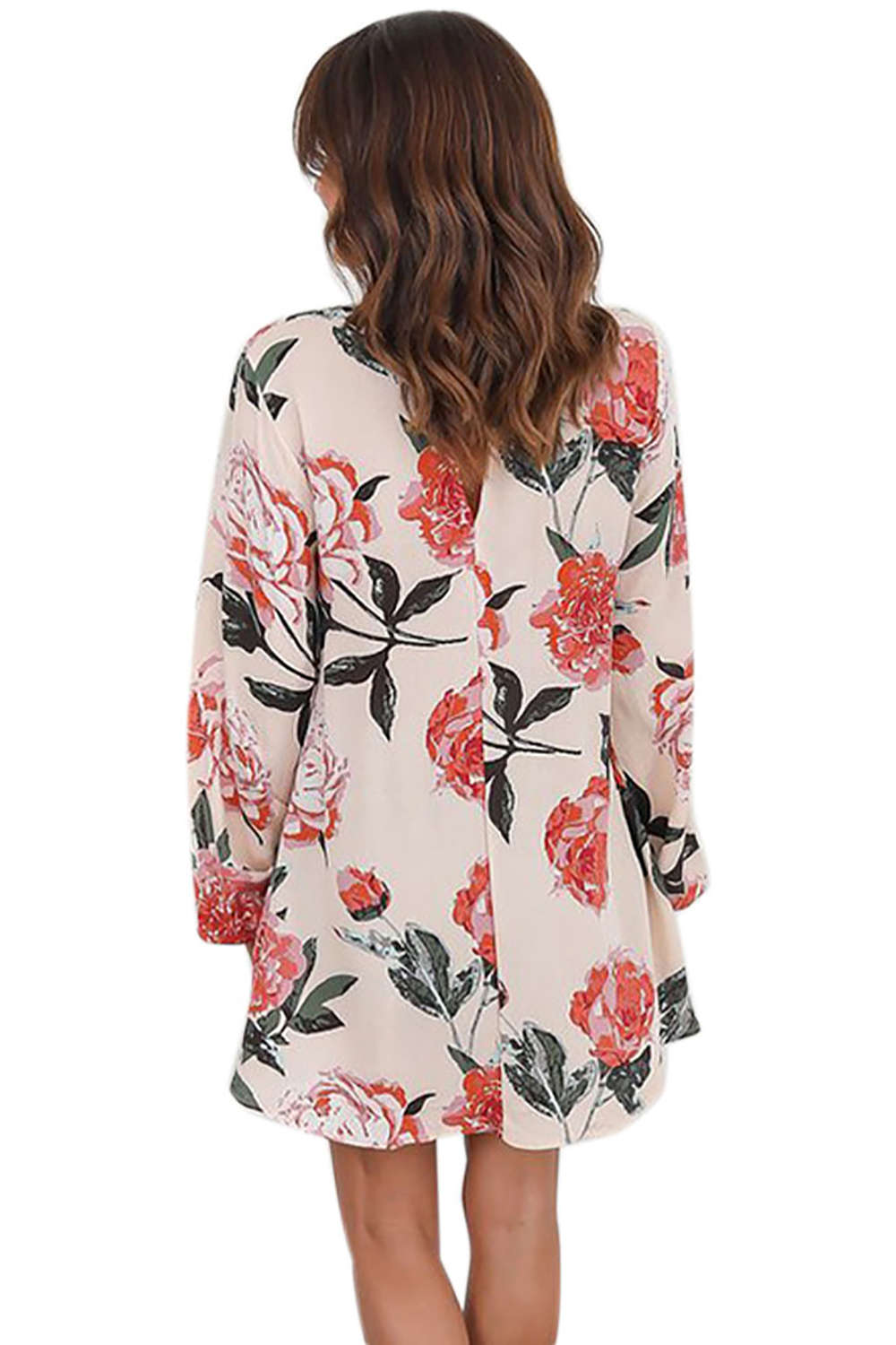 Iyasson Women Chiffon Summer Long Sleeve V Neck Plus Size Blouse