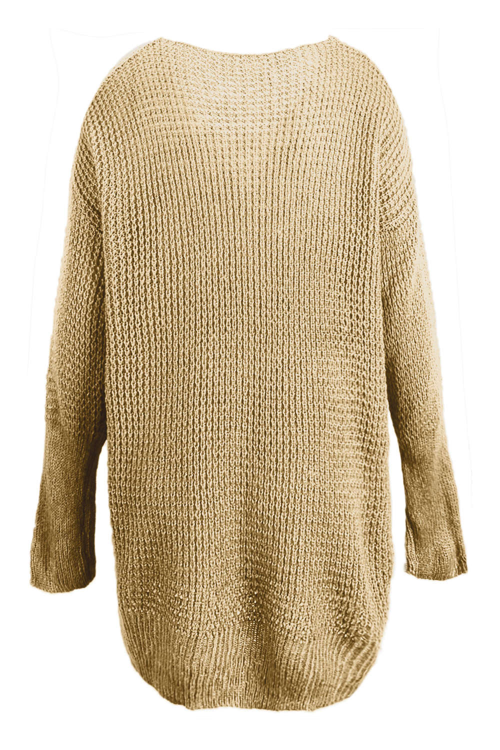 Iyasson Women Oversized V Neck Jumper