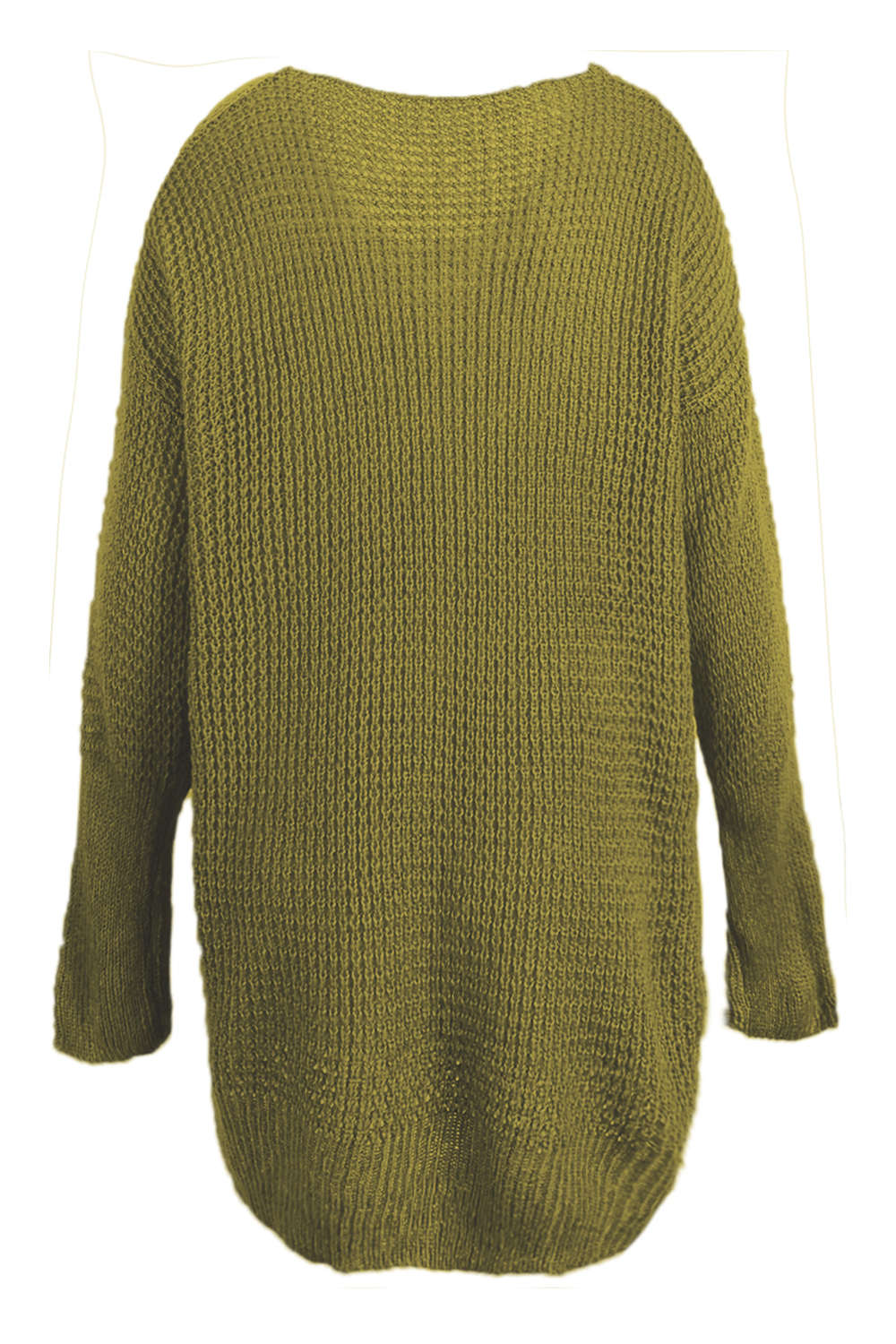 Iyasson Women Oversized V Neck Jumper