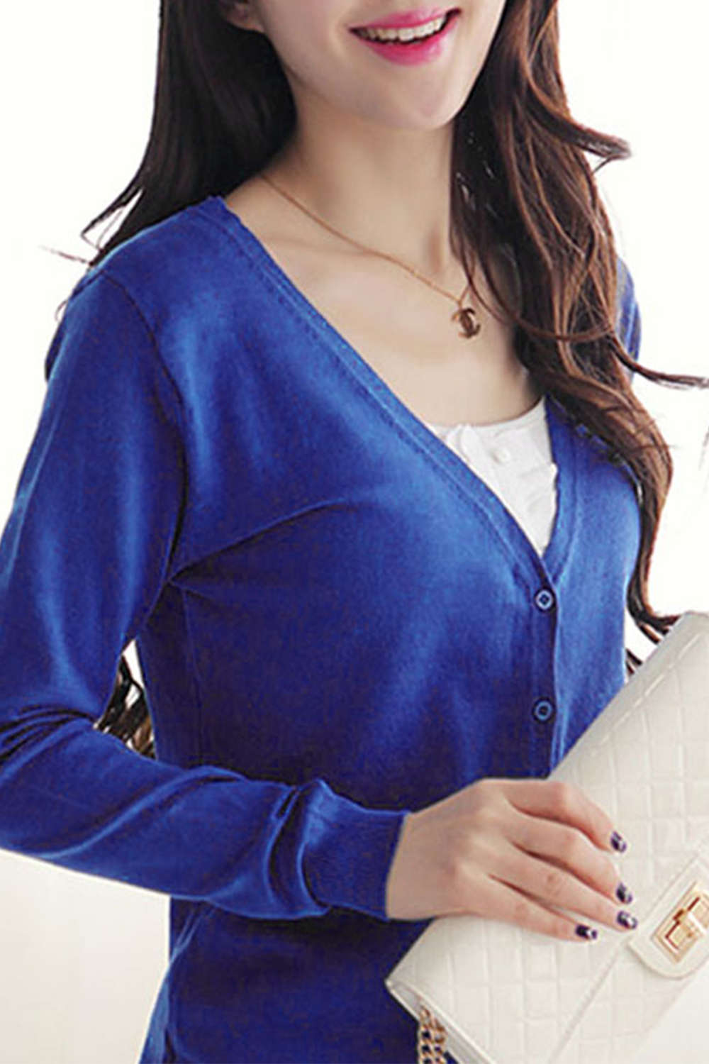 Iyasson Women Cardigan In Fine Knit