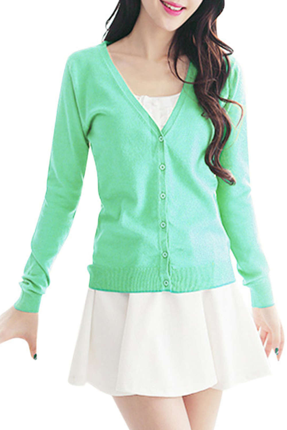 Iyasson Women Cardigan In Fine Knit