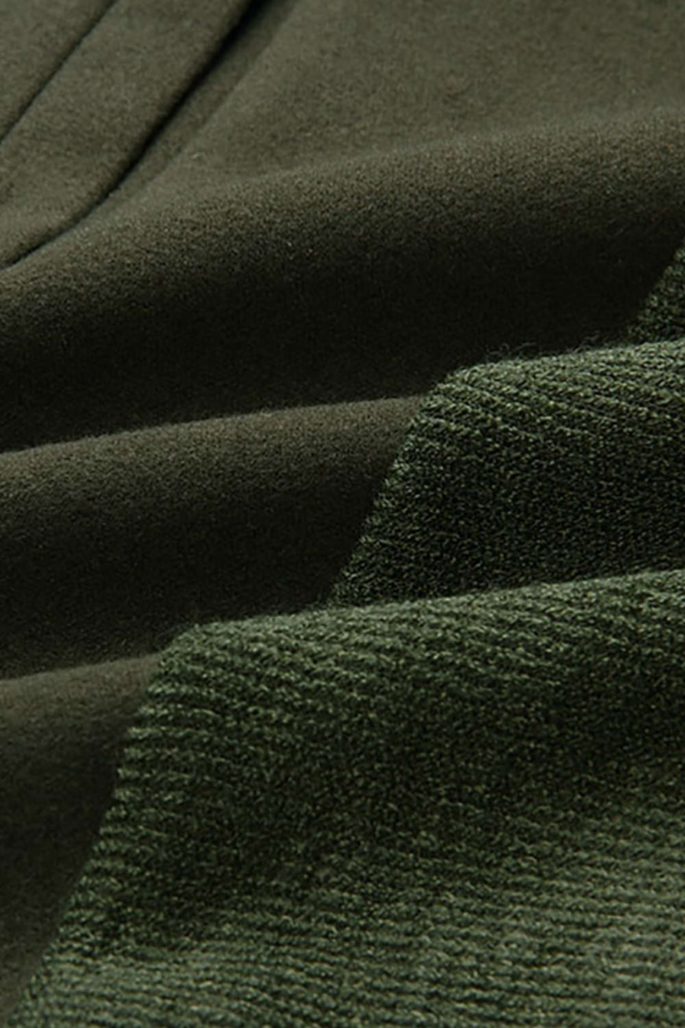 Iyasson Draped Lapel Open Front Cardigan