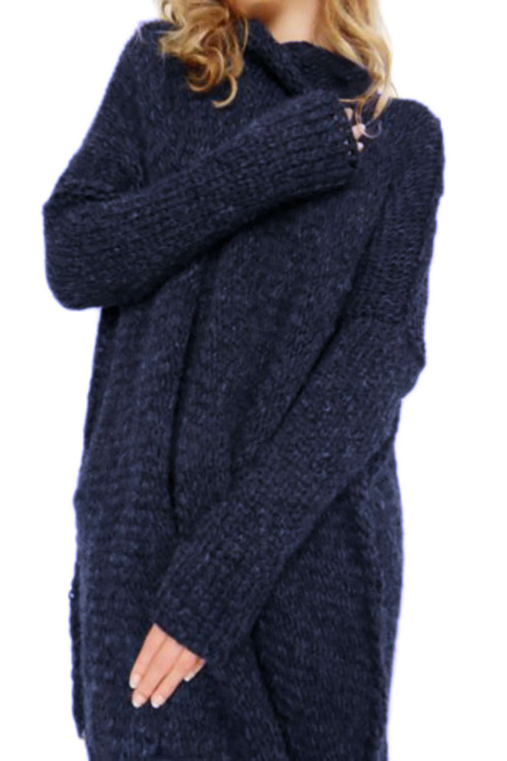 Iyasson Oversized High Neck Jumper