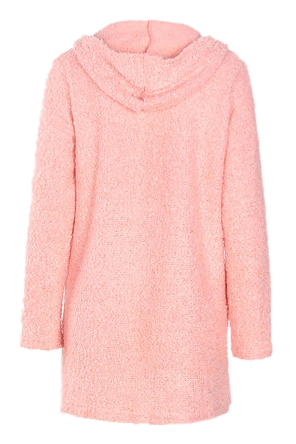 Iyasson Hooded Chunky Loop Knit Cardigan