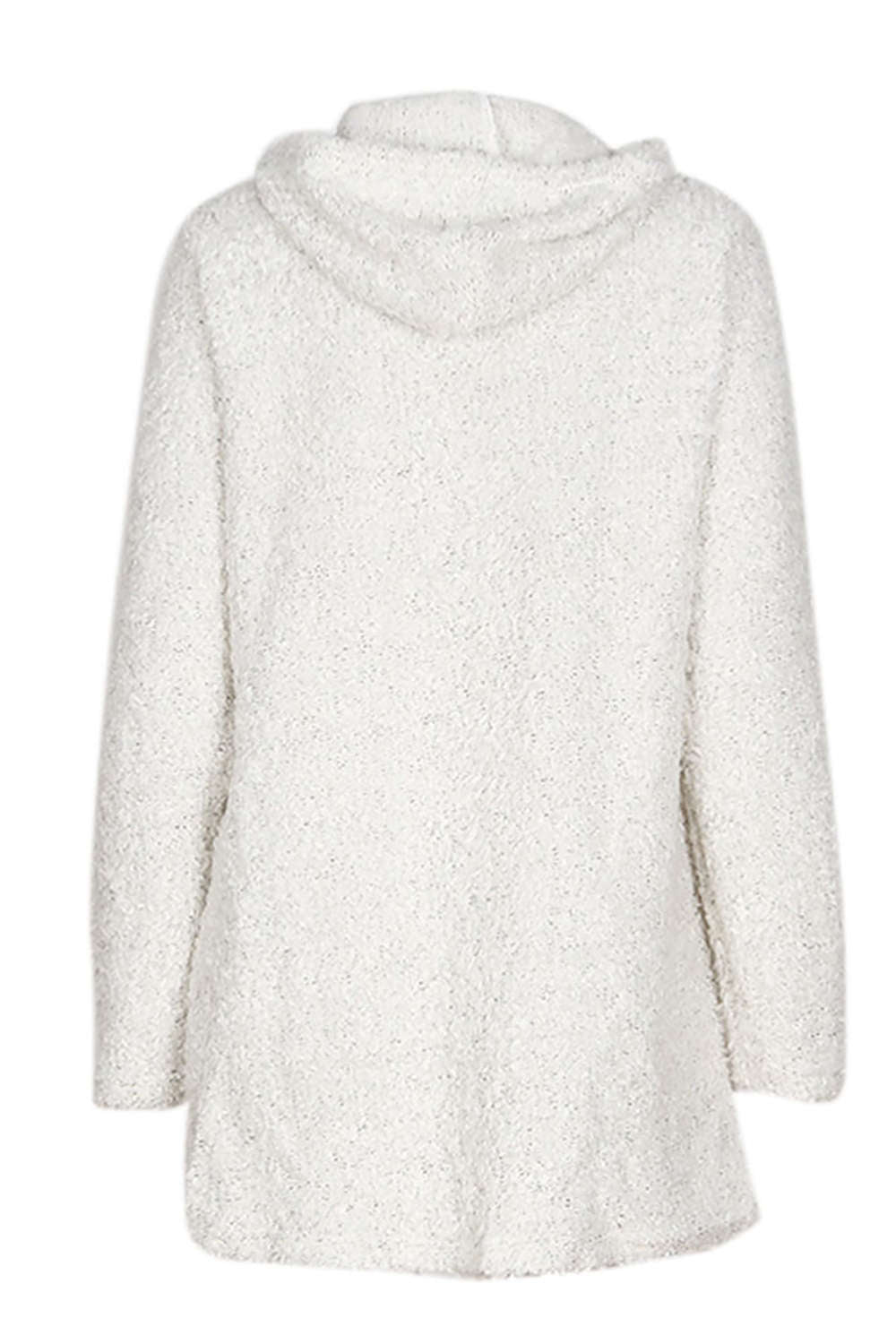 Iyasson Hooded Chunky Loop Knit Cardigan