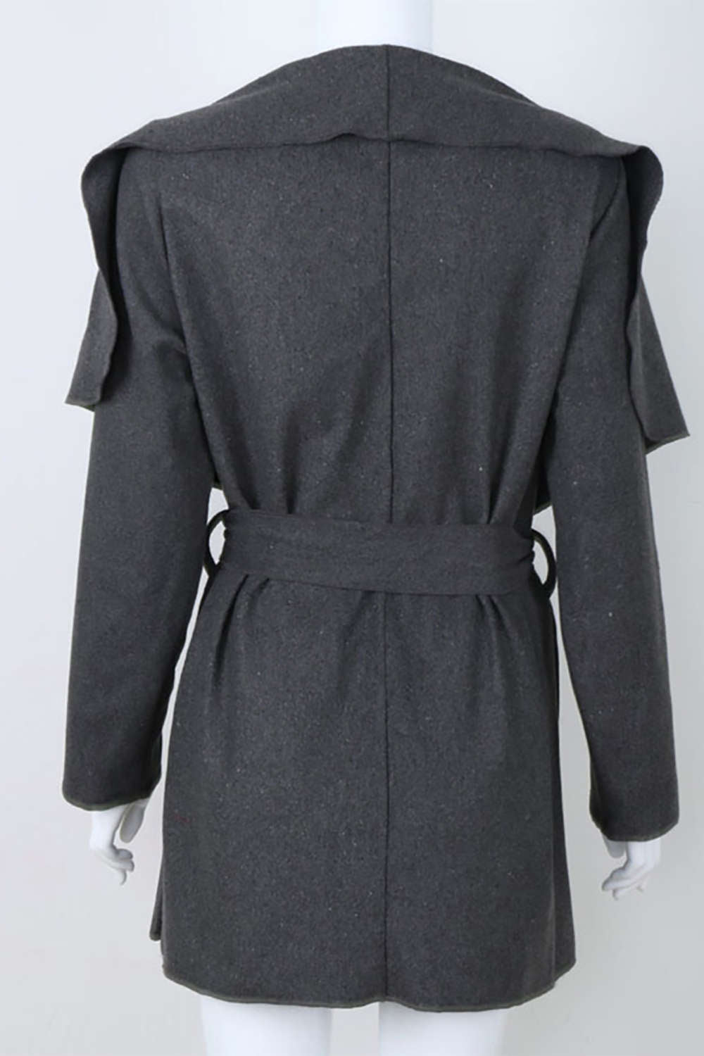 Iyasson Women's Belted Wrap Coat