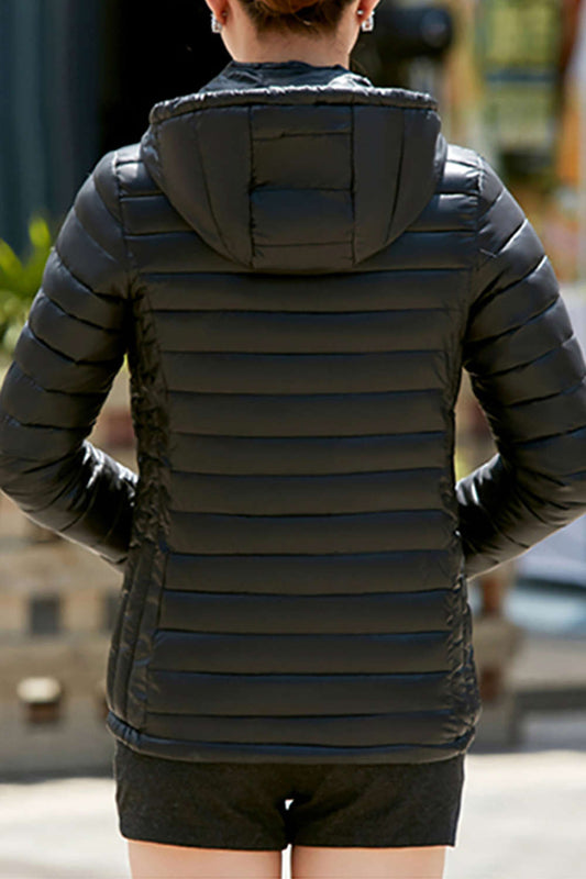 Iyasson Hooded Light Weight Short Down Parka