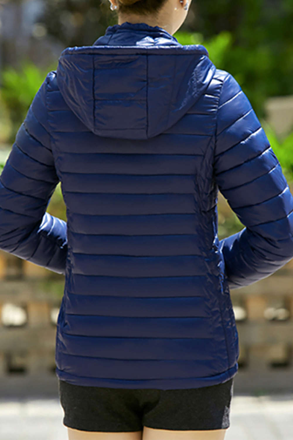 Iyasson Hooded Light Weight Short Down Parka
