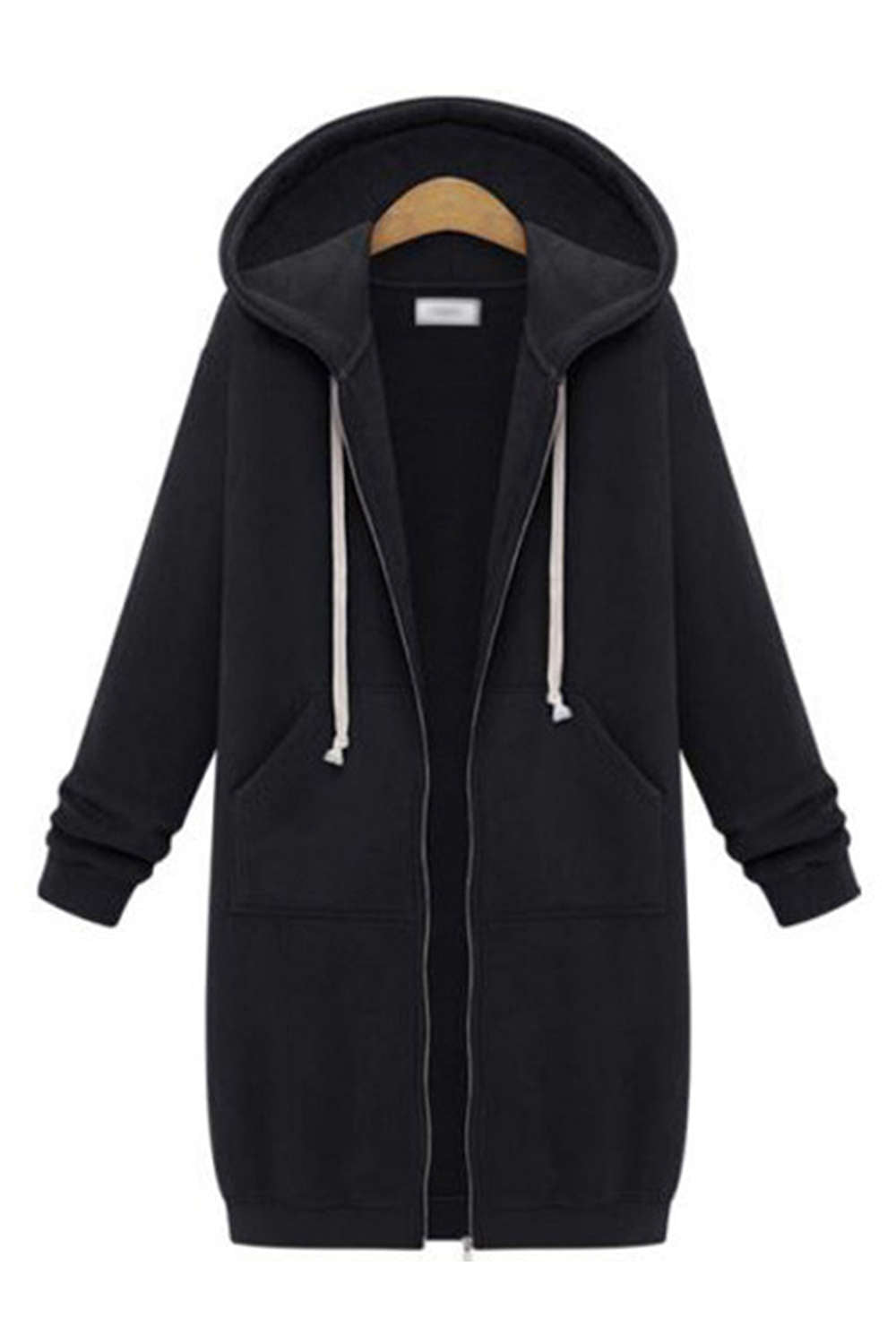 Iyasson Zipper Long Coat