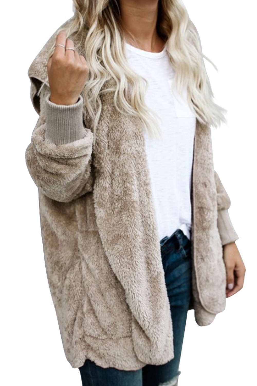 Iyasson Two Sides Wear Long Sleeve Coat