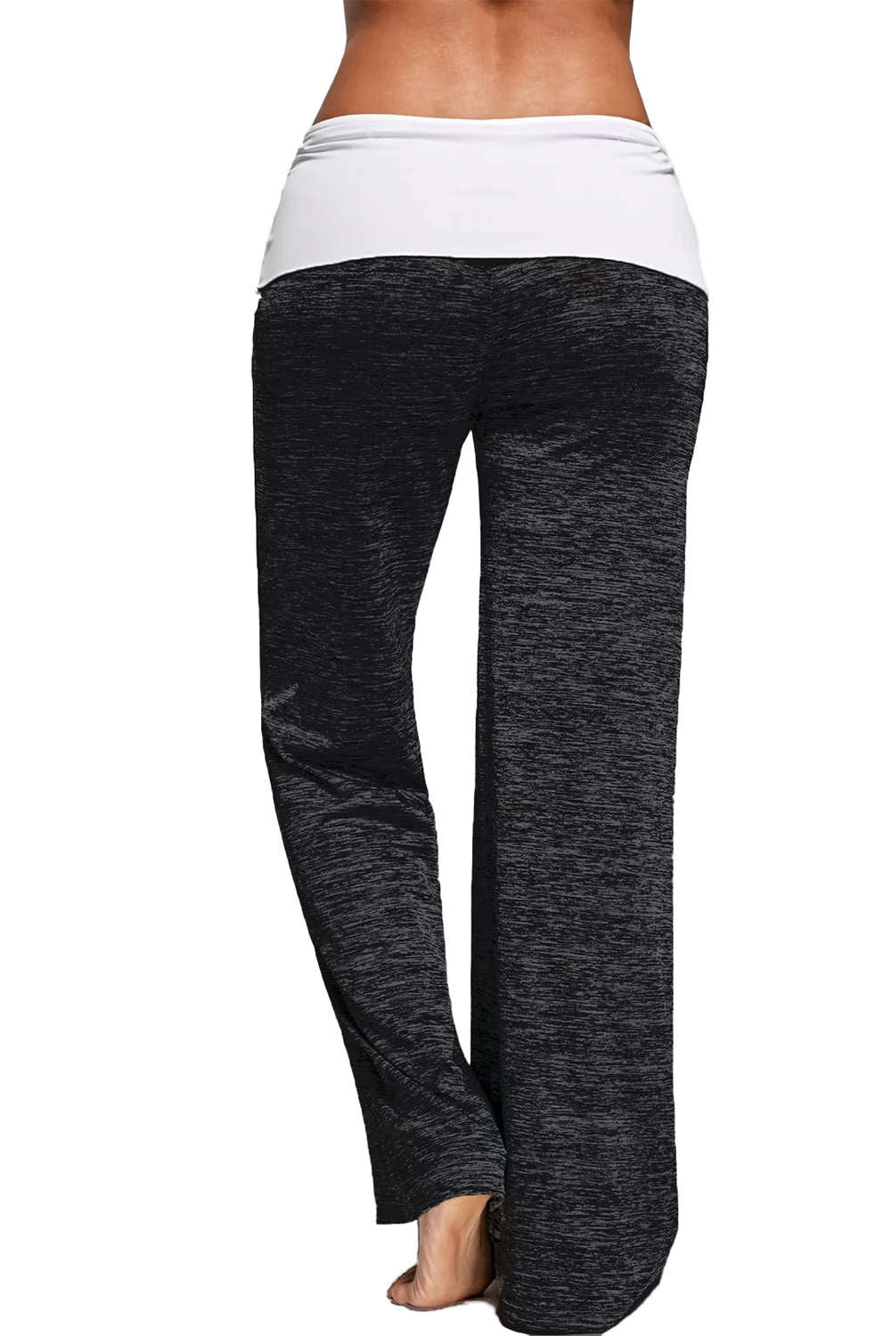 Iyasson Drawstring High Waist Wide Leg Yoga Pants