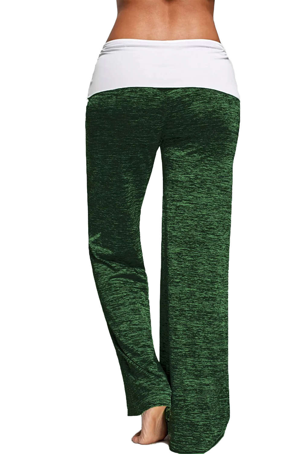 Iyasson Drawstring High Waist Wide Leg Yoga Pants