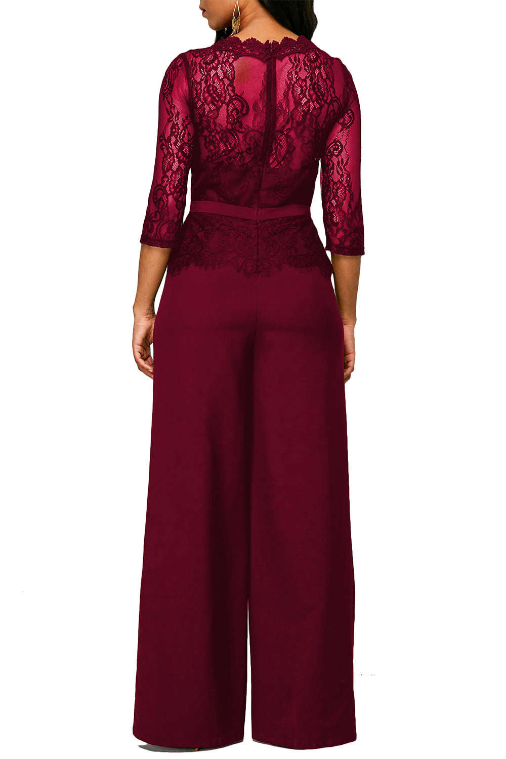 Iyasson Women's Lace Jumpsuit