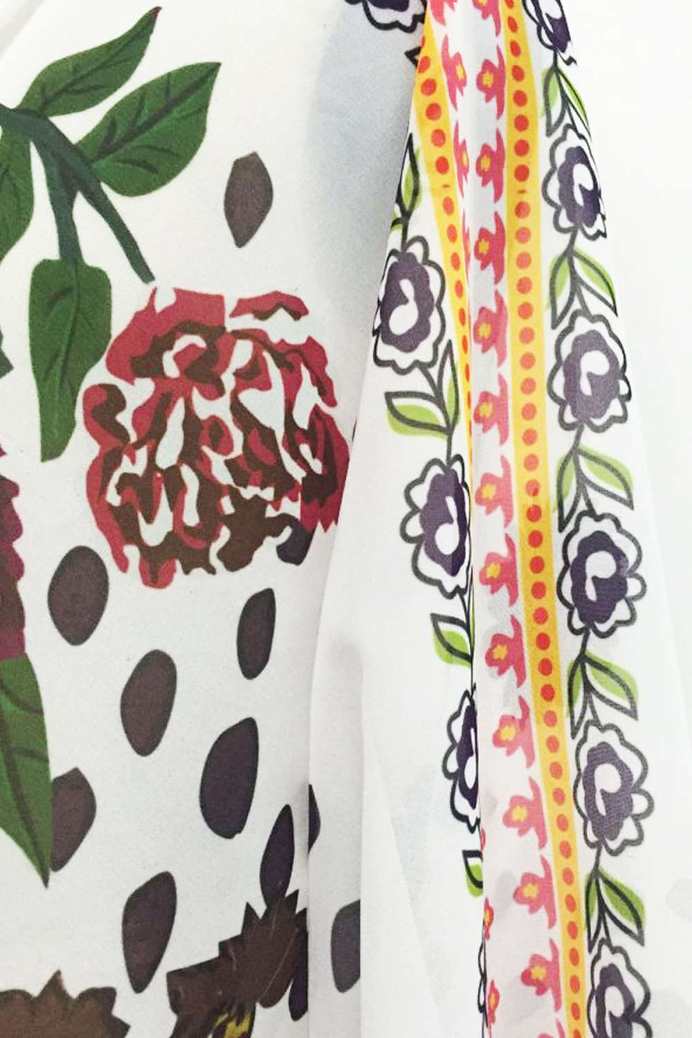 Iyasson Floral Printed Beach Wear Bikini Kimono Dress