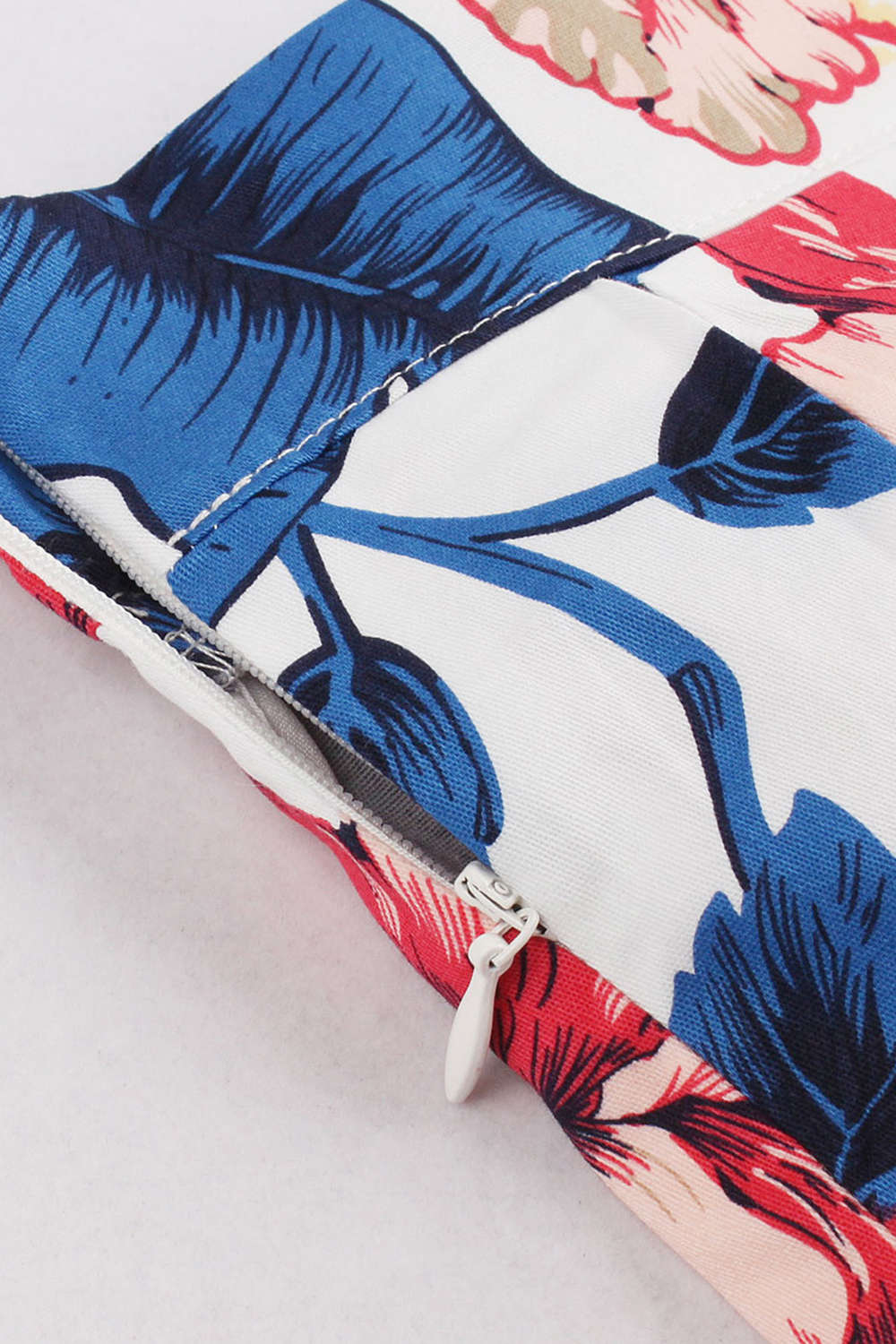 Iyasson High Waist Midi Skirt Floral Printed Pleated Skirt