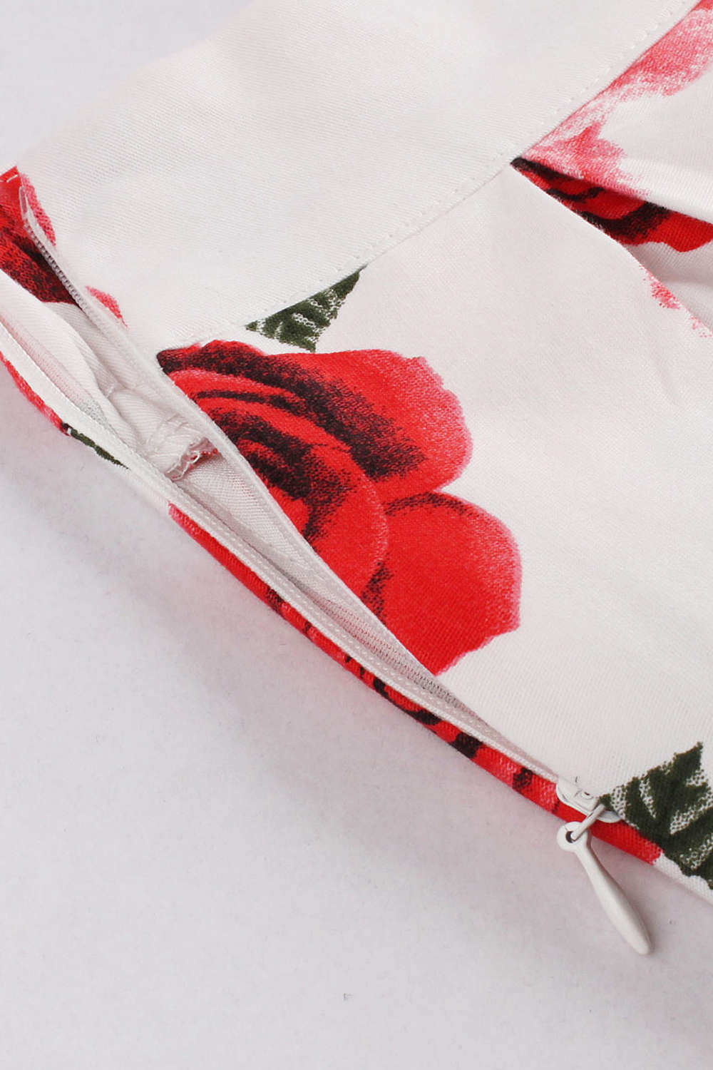 Iyasson High Waist Midi Skirt Floral Printed Pleated Skirt