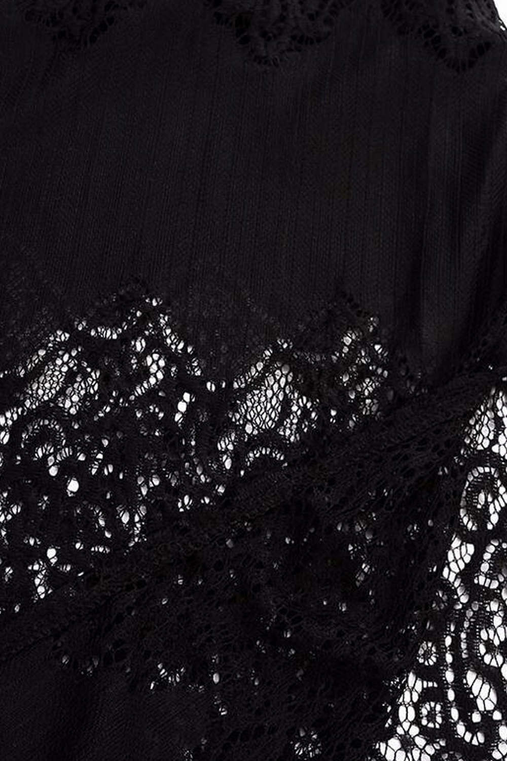 Iyasson Sexy Lace V-neck Beach Maxi Dress