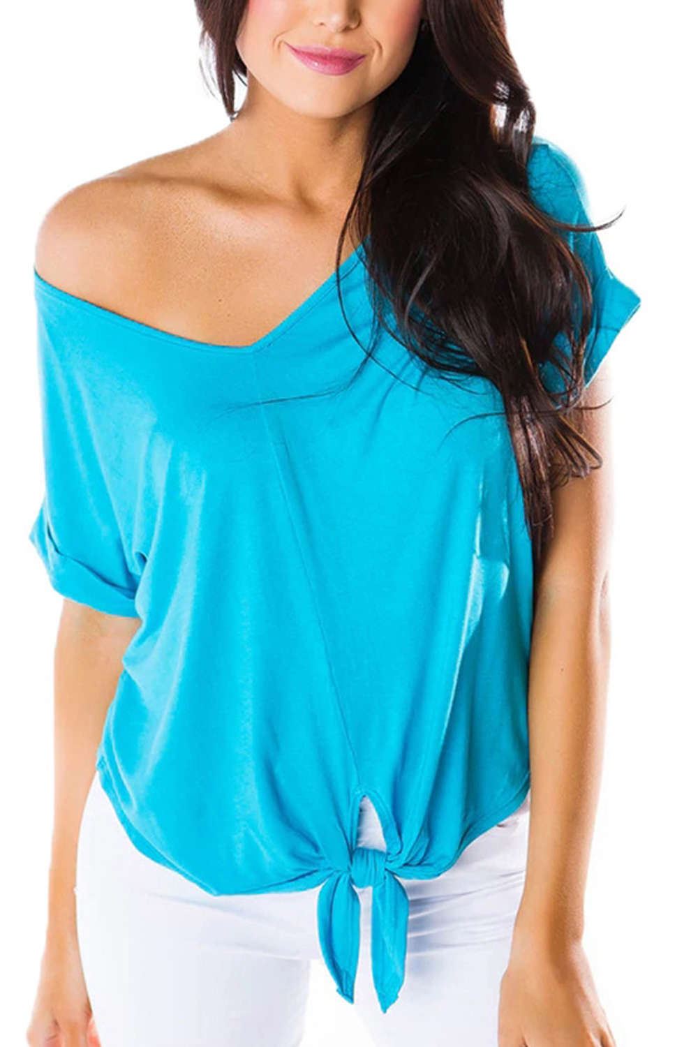 Iyasson Womens Breathe V-Neck Tee