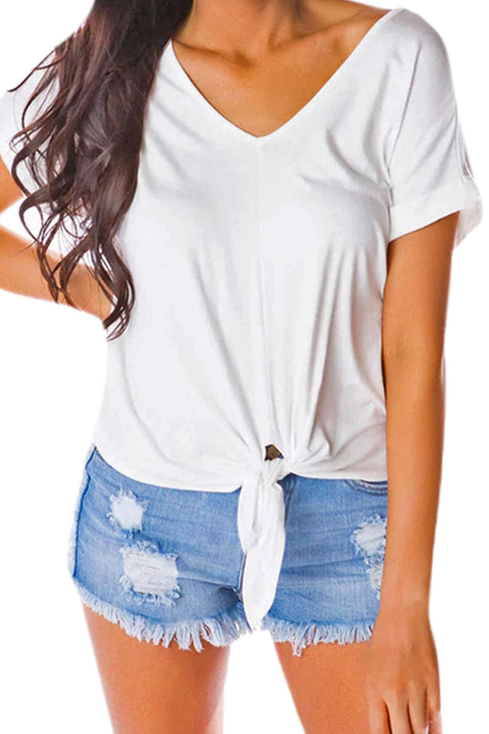 Iyasson Womens Breathe V-Neck Tee