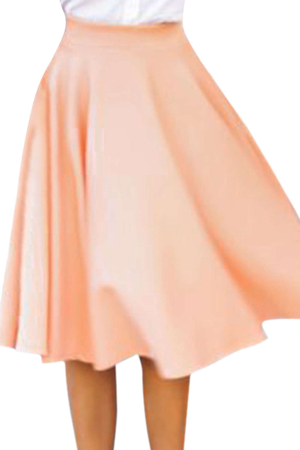 Iyasson Women's Vintage Skater Flared Pleated Long A Line Skirt