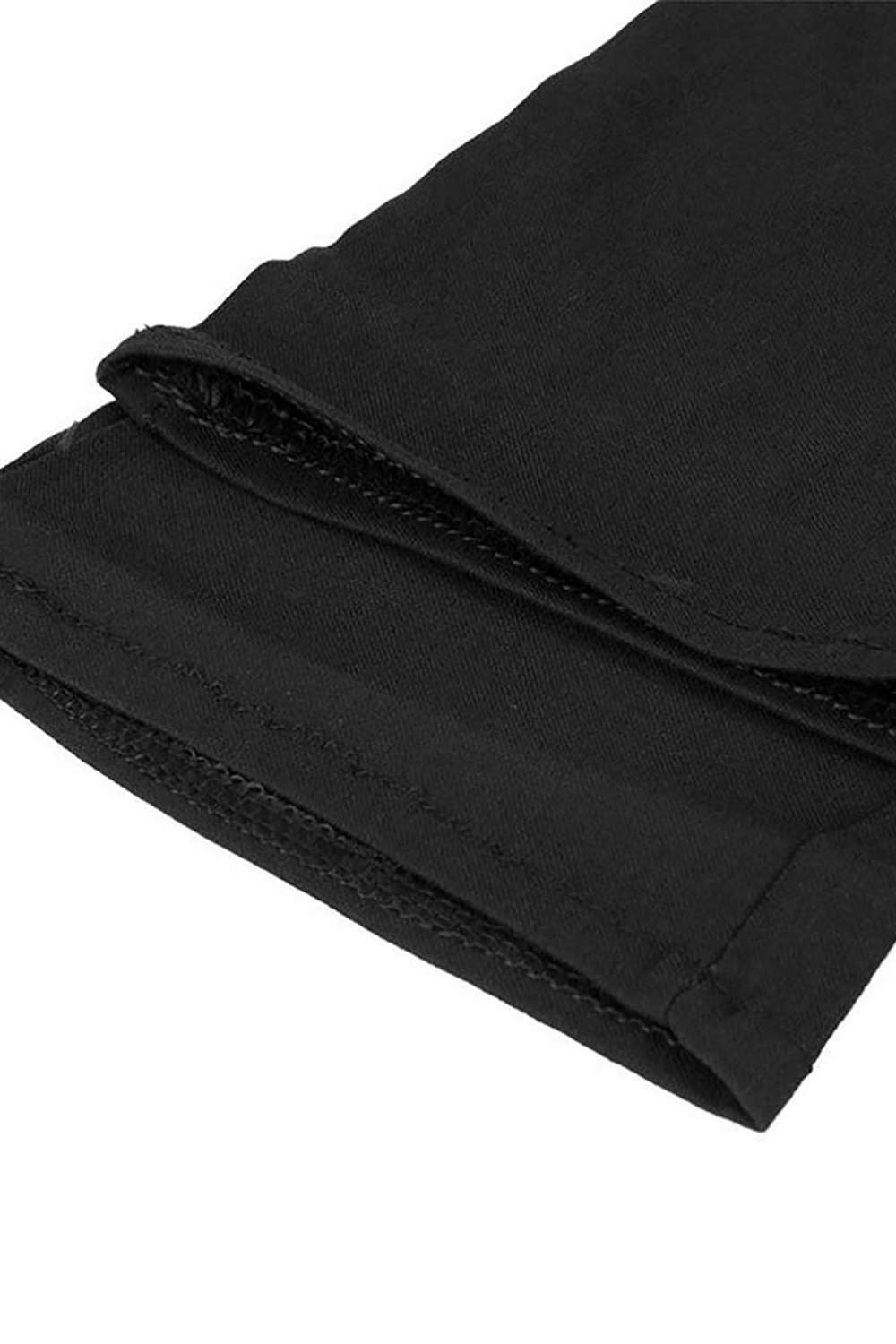 Iyasson Women Skinny Ripped Pants High Waist Stretch Slim Pencil Trousers