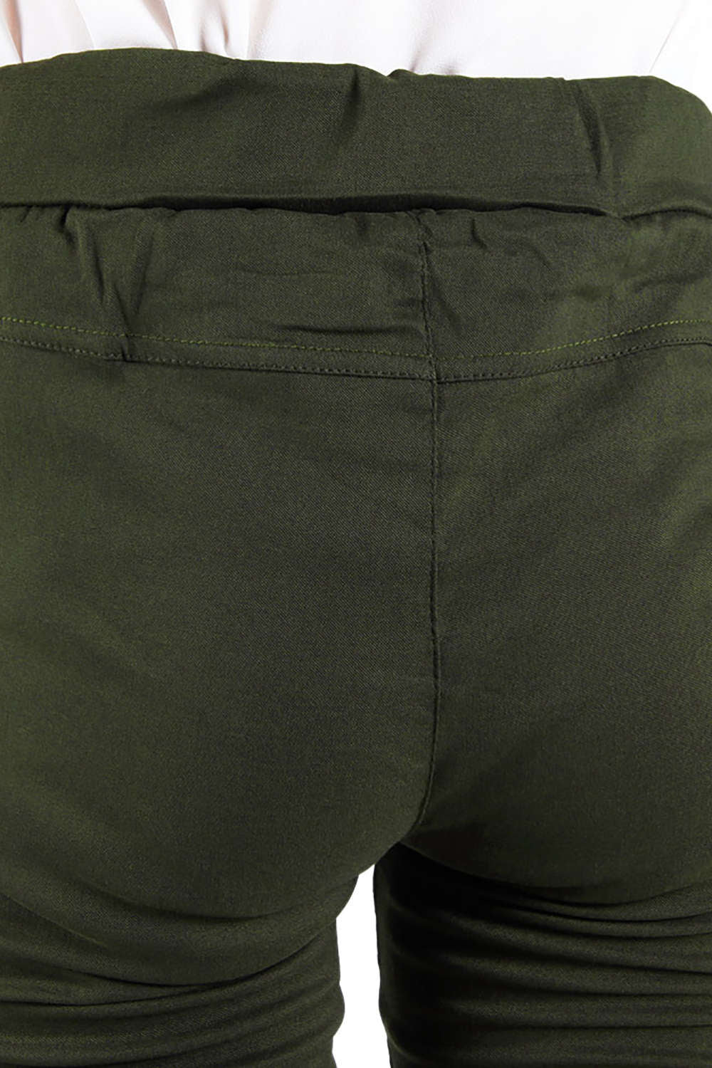 Iyasson Women Skinny Ripped Pants High Waist Stretch Slim Pencil Trousers