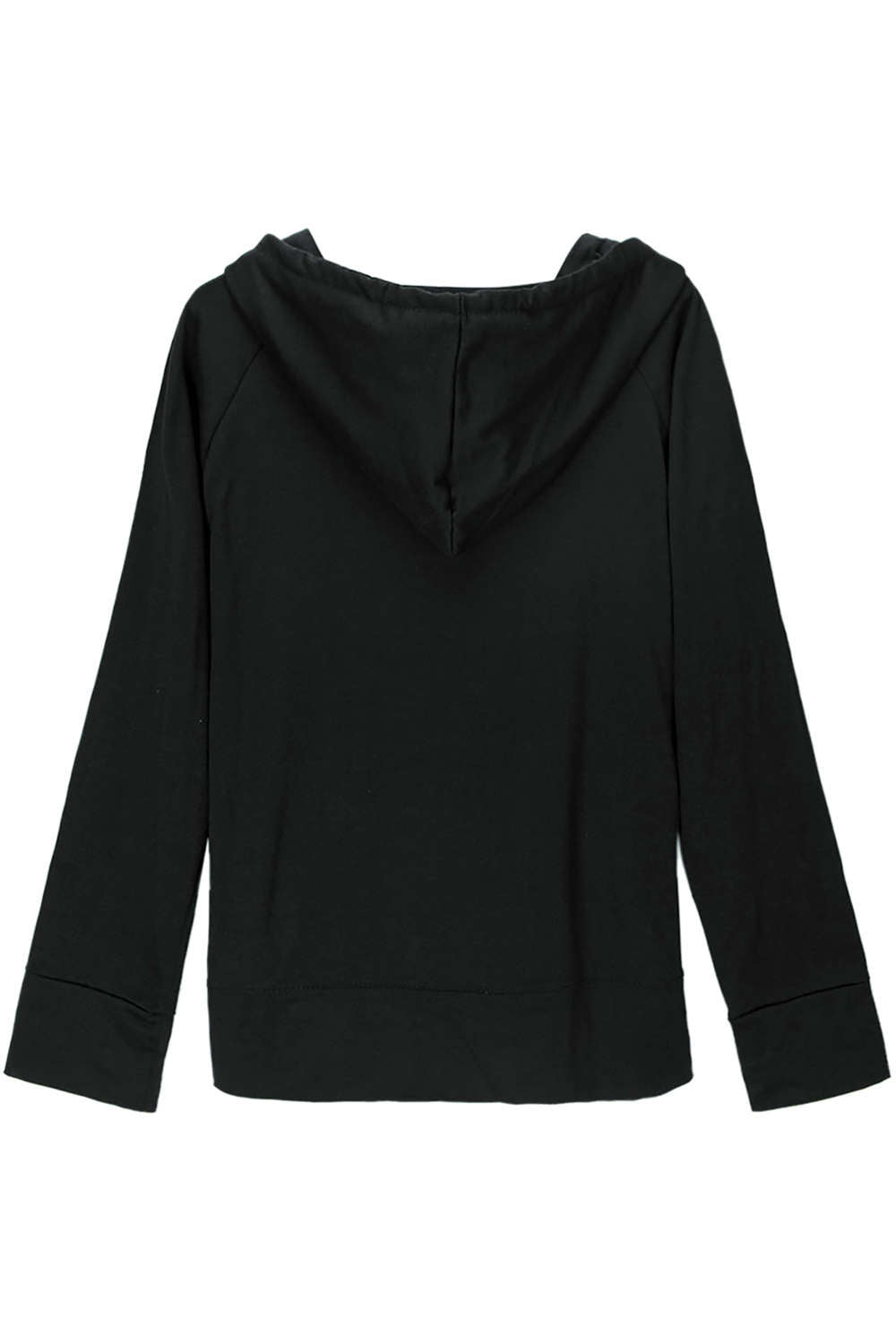 Iyasson Geometric Printed Kangaroo Pocket Hoodie