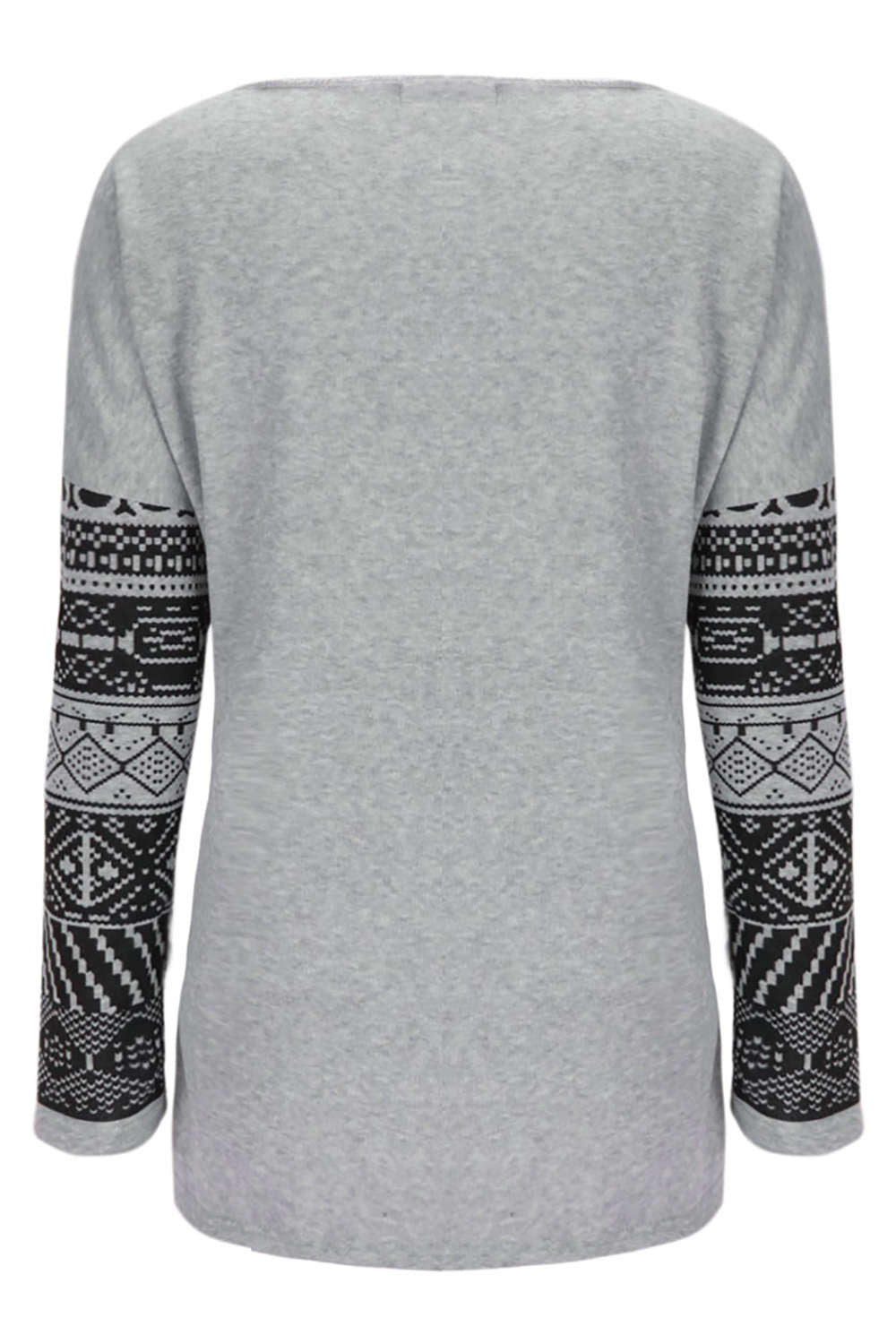 Iyasson Printed Long Sleeve Pullover