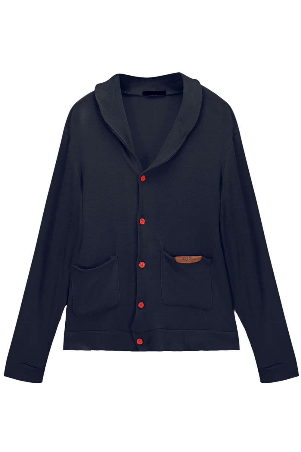 Iyasson Men's Shawl Collar Cardigan Sweater