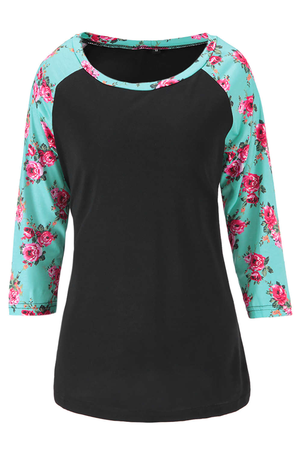 Iyasson Printed 3/4 Sleeve T-shirt