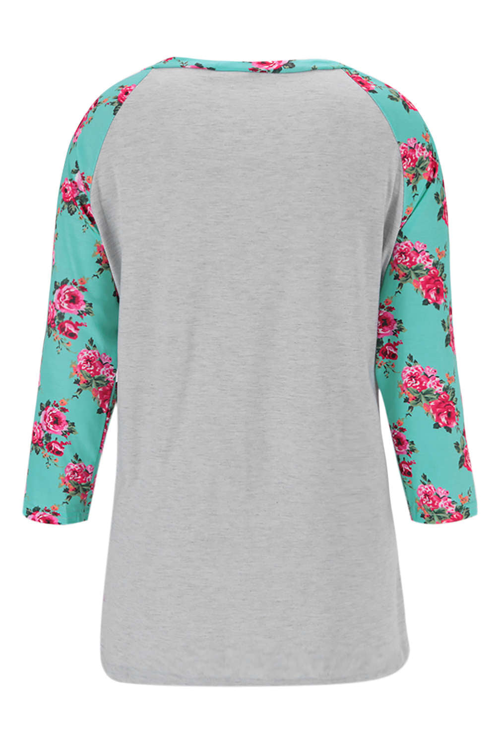 Iyasson Printed 3/4 Sleeve T-shirt