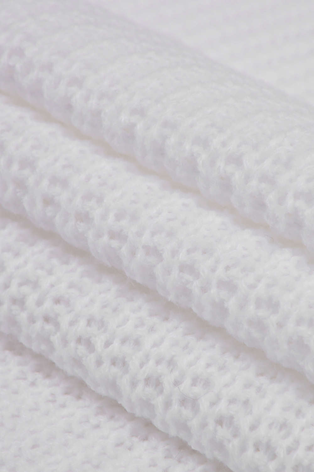 Iyasson Loose Hollow Out Irregular Sweater