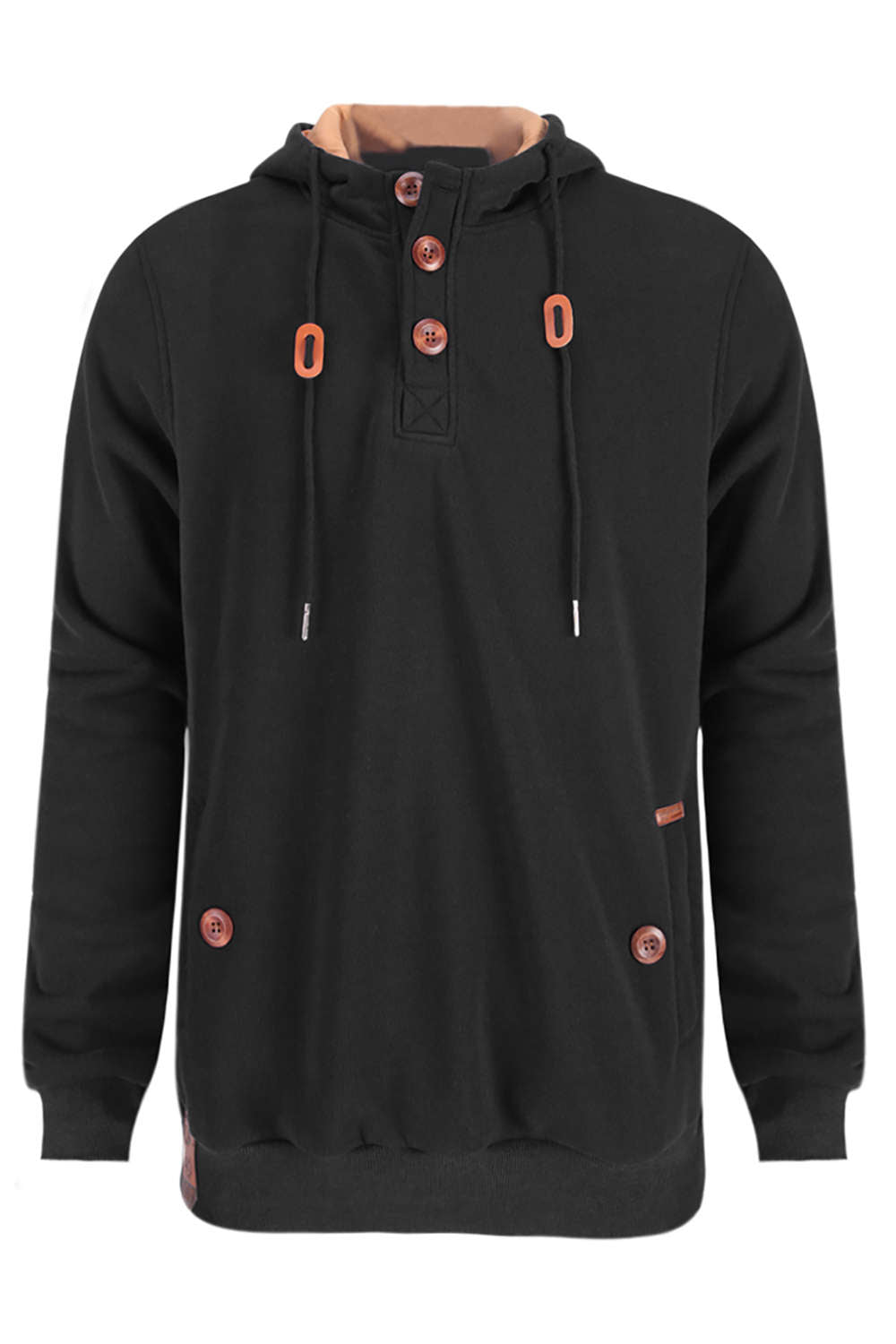 Iyasson Men's Winter Fleece Linings Hoodie