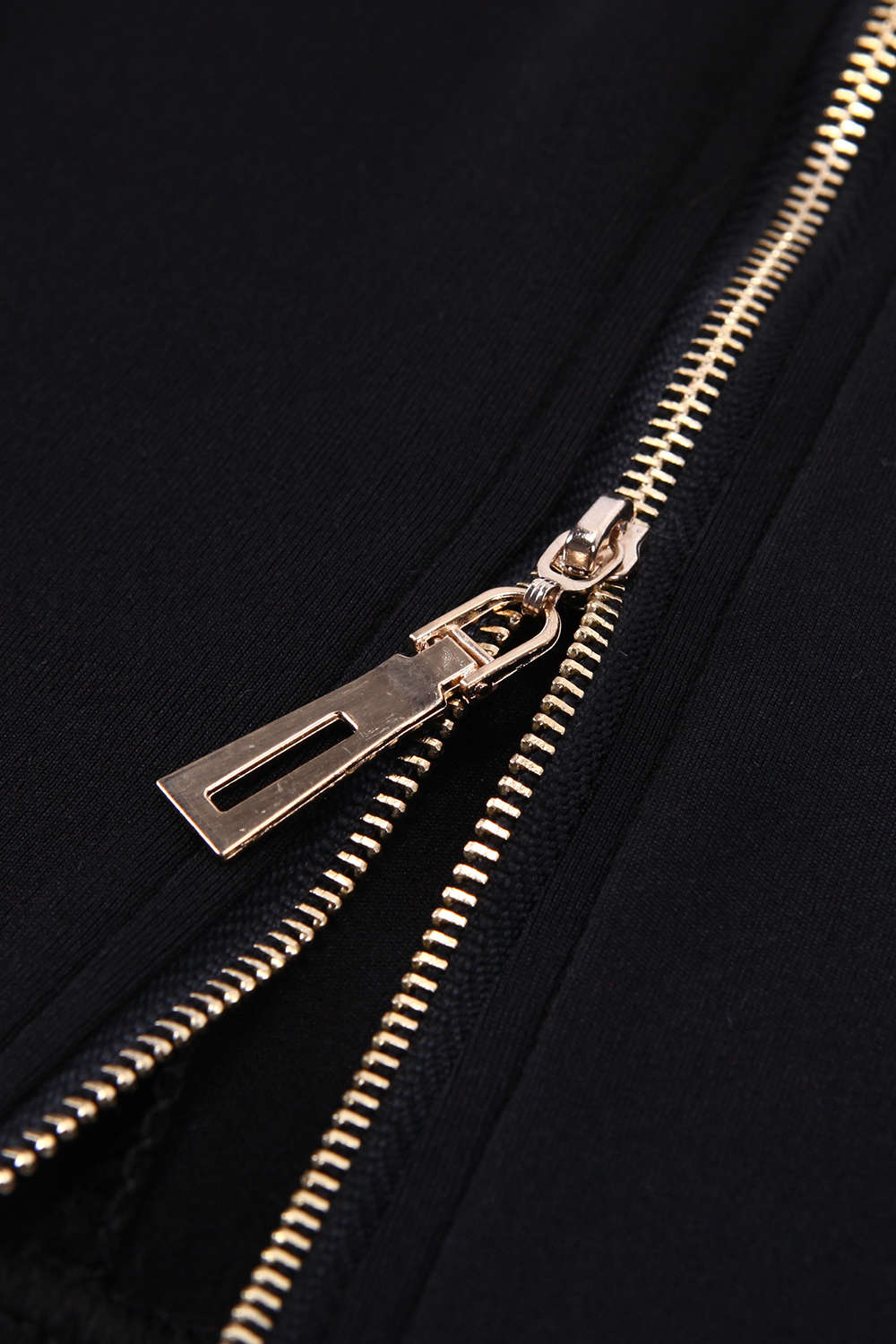 Iyasson Turtleneck Zipper Bodycon Dress