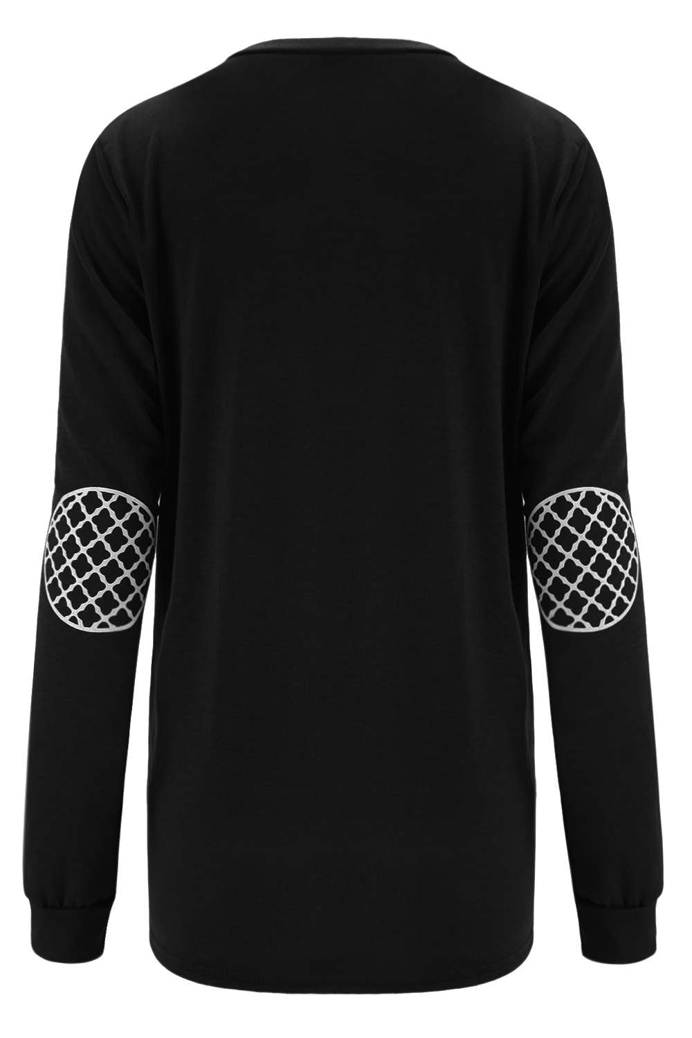 Iyasson Cute Bear Paw Print Long Sleeve Sweatshirt