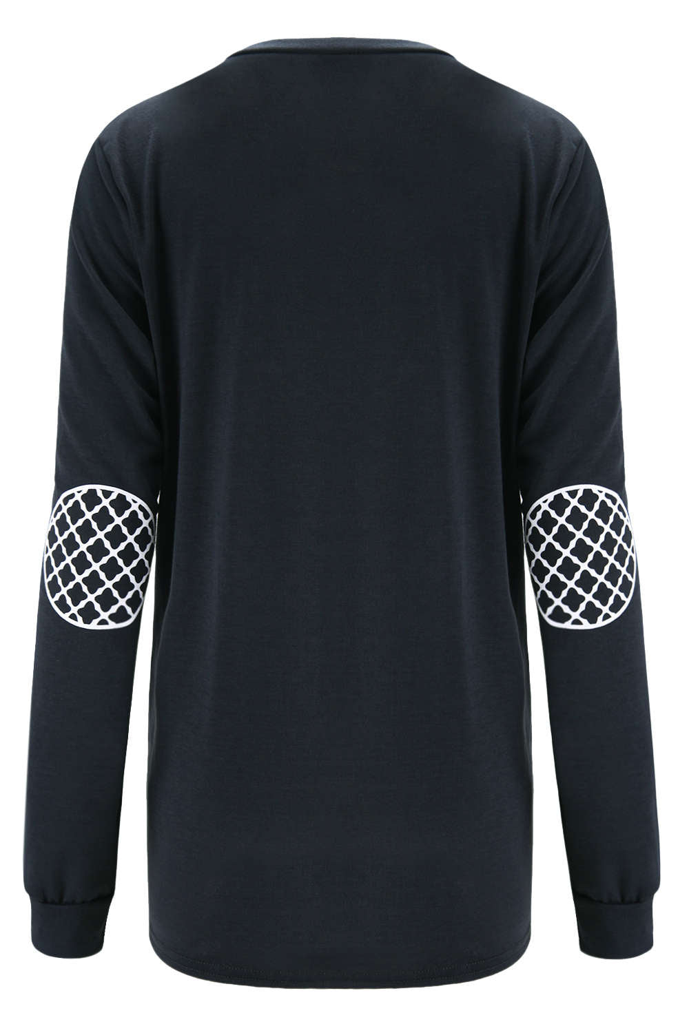 Iyasson Cute Bear Paw Print Long Sleeve Sweatshirt