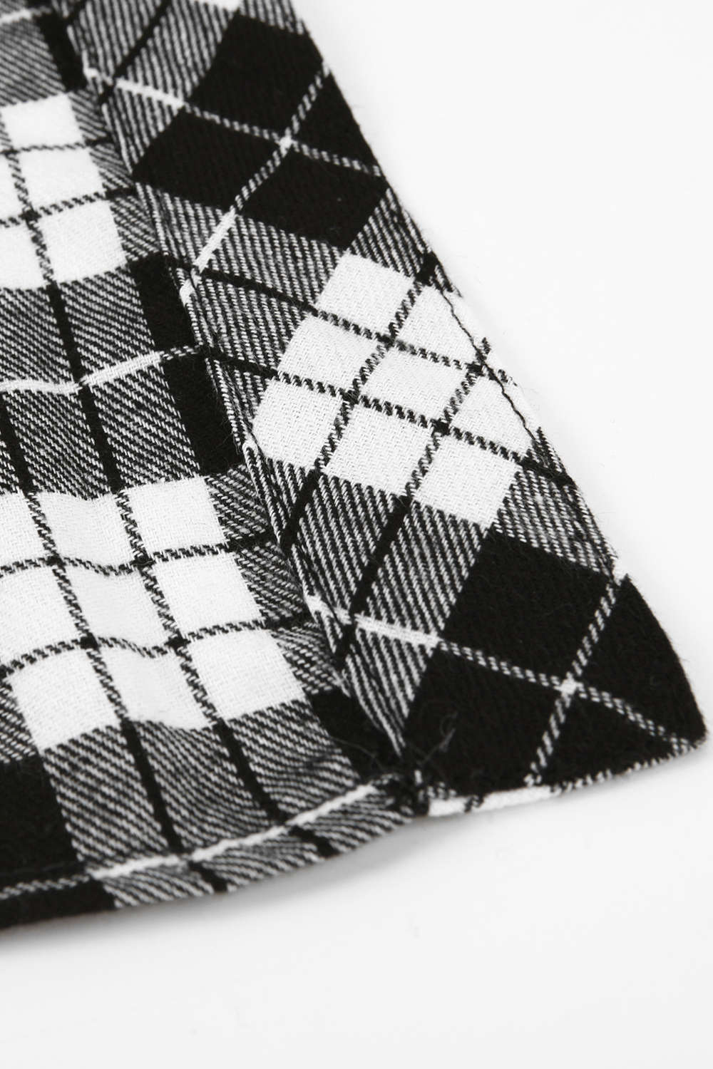 Iyasson Women's Long Sleeve Plaid Print Shirt Dress