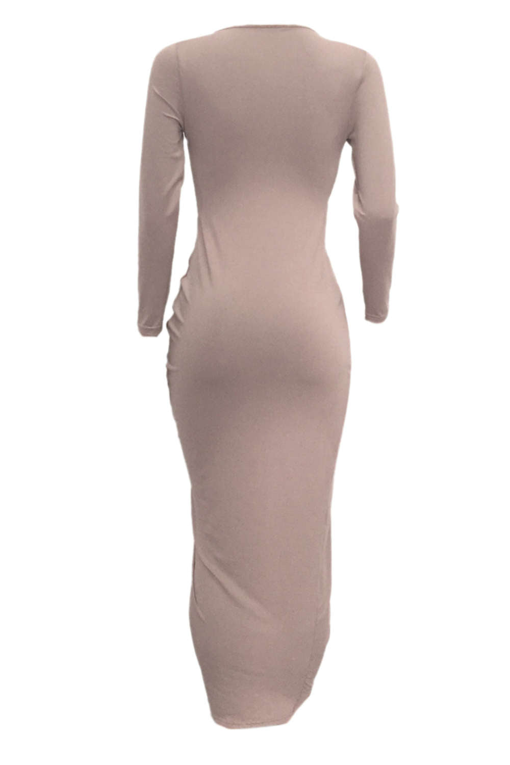 Iyasson Womens Deep V Neck Bodycon Wrap Dress