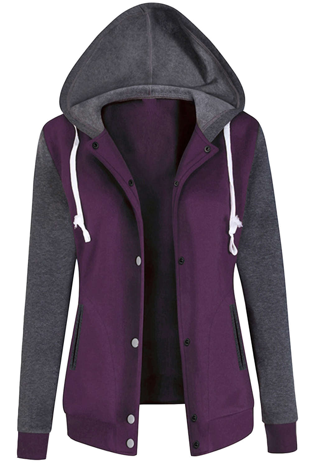 Iyasson Hooded Baseball Jacket