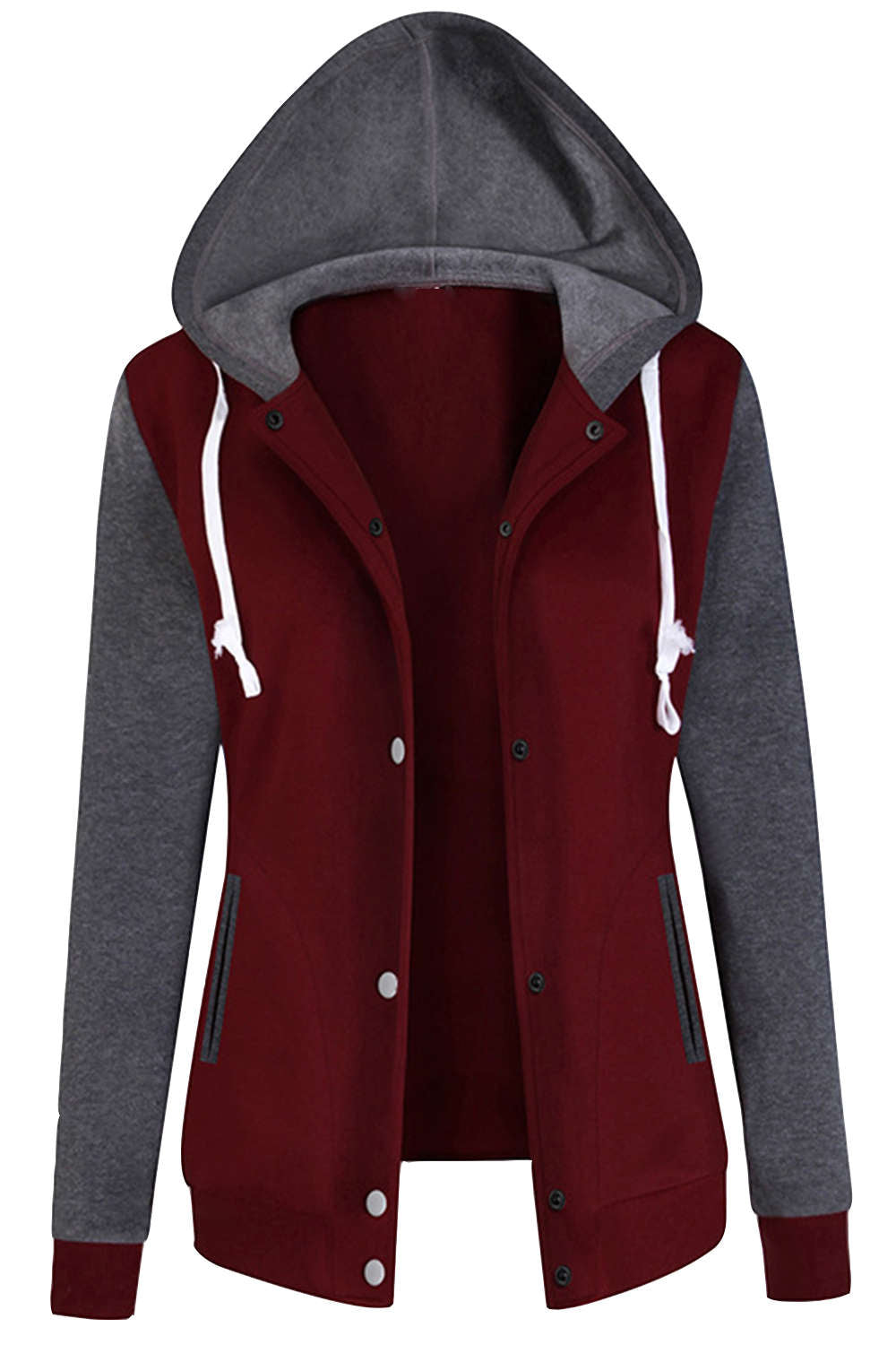 Iyasson Hooded Baseball Jacket