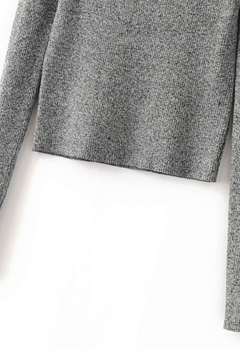 Iyasson Cold-shoulder Bodycon Top Knitwear