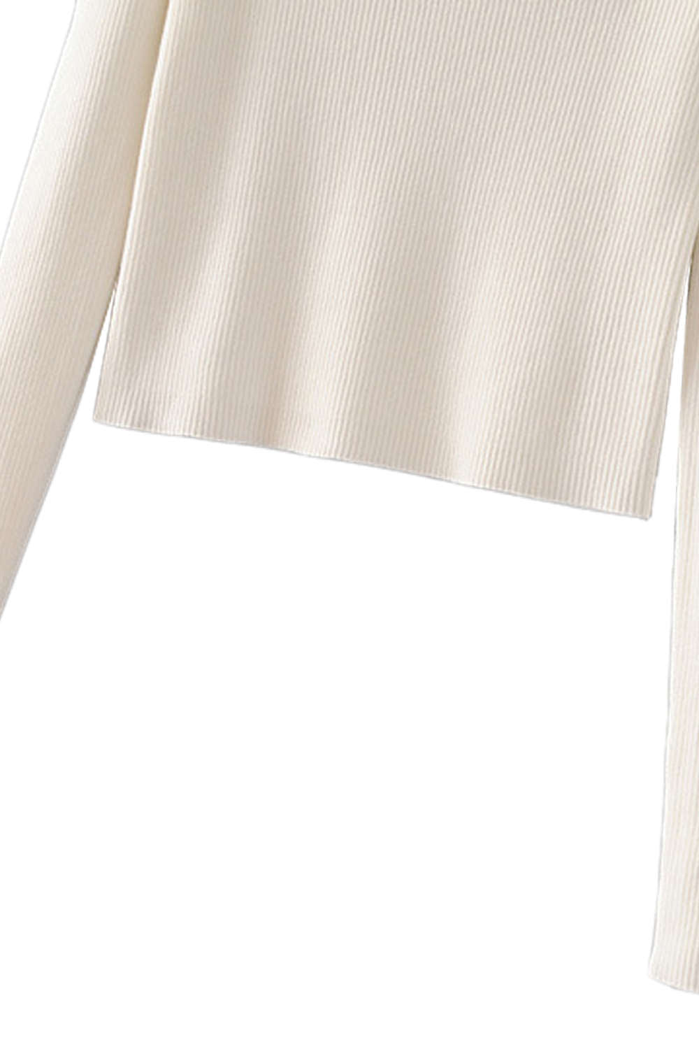 Iyasson Cold-shoulder Bodycon Top Knitwear