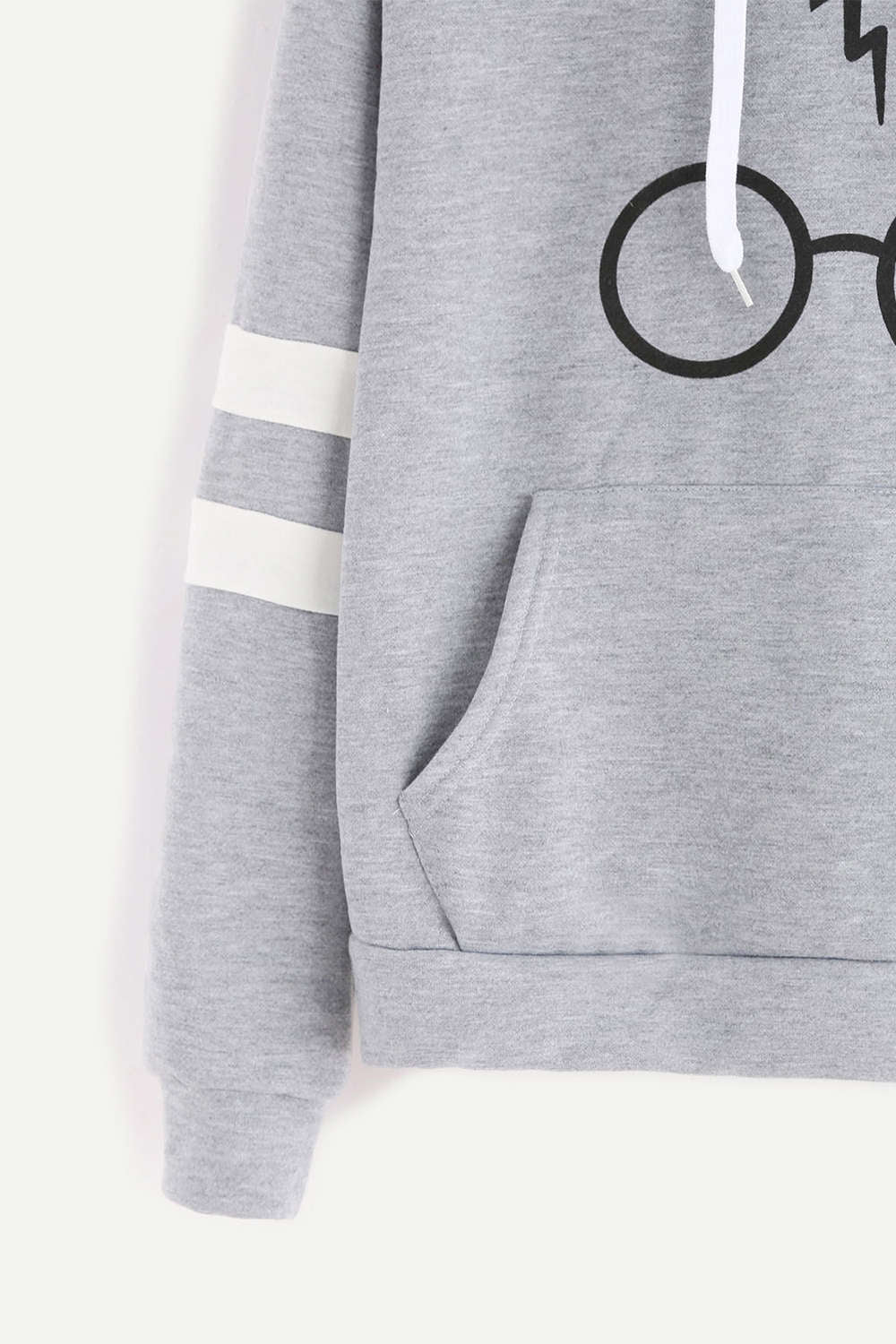 Iyasson Eye Glasses Print Basic Hoodie