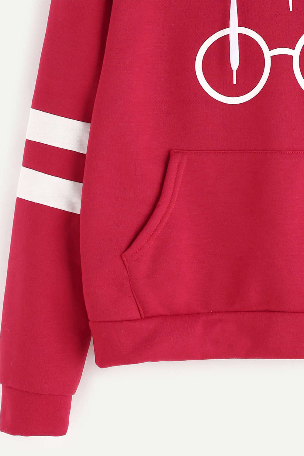 Iyasson Eye Glasses Print Basic Hoodie