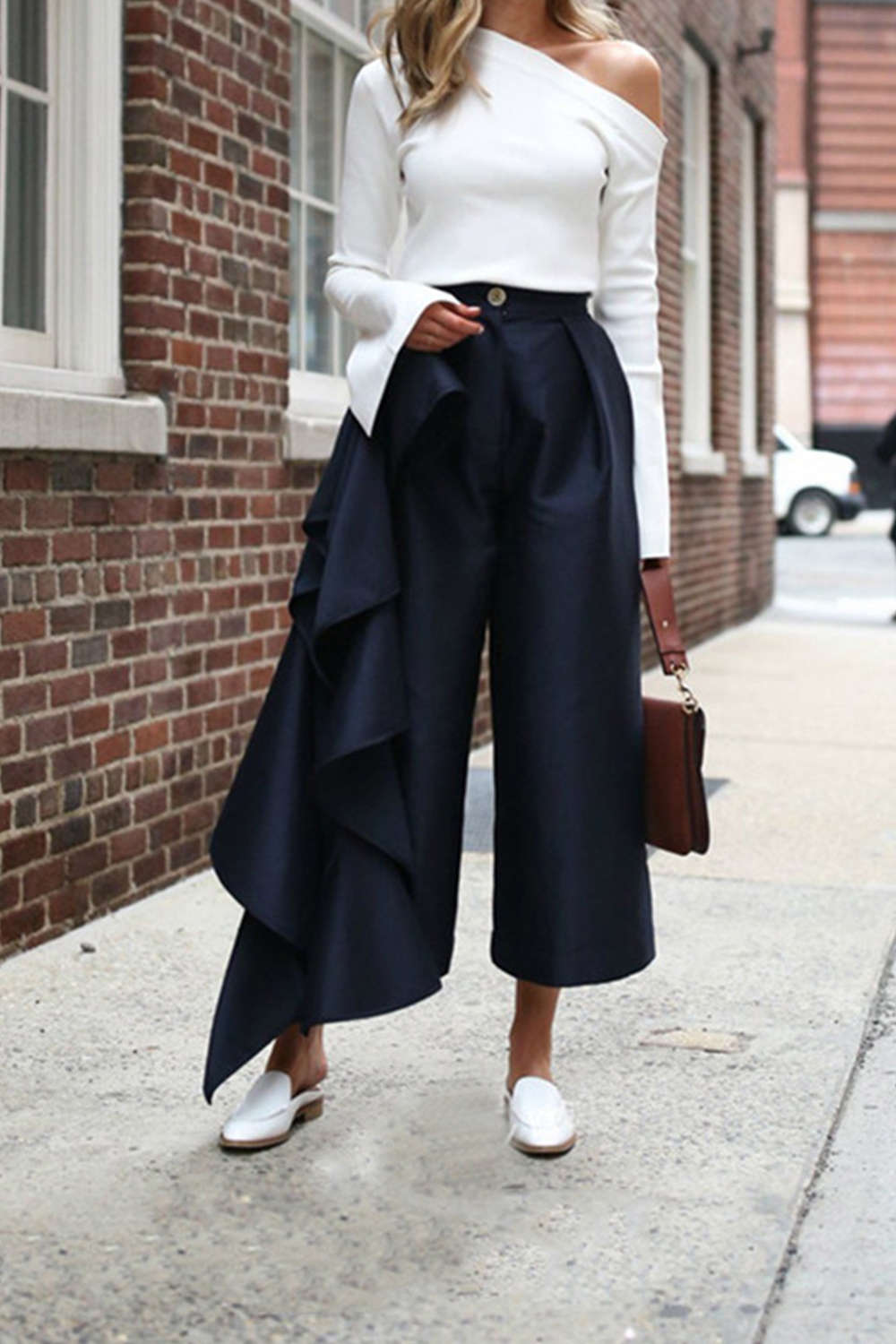 Iyasson One-shoulder silhouette Top