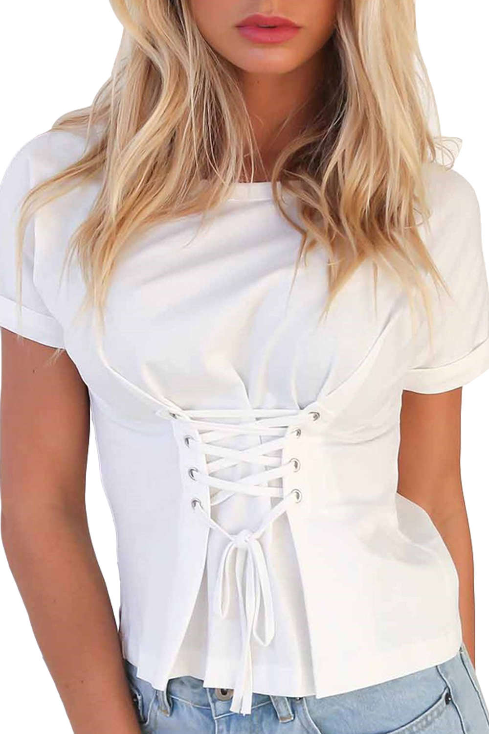 Iyasson Lace-up T-shirt