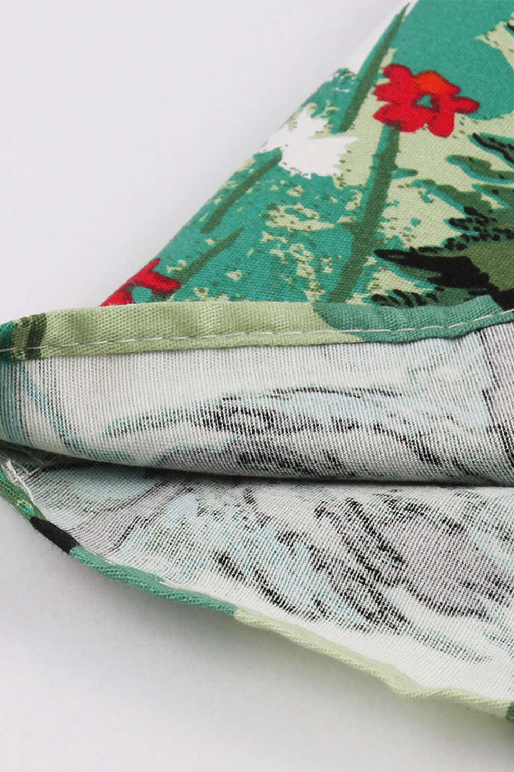 Iyasson Print Pleated Midi Skirt